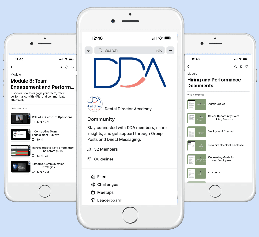 Dental Director Academy mobile app